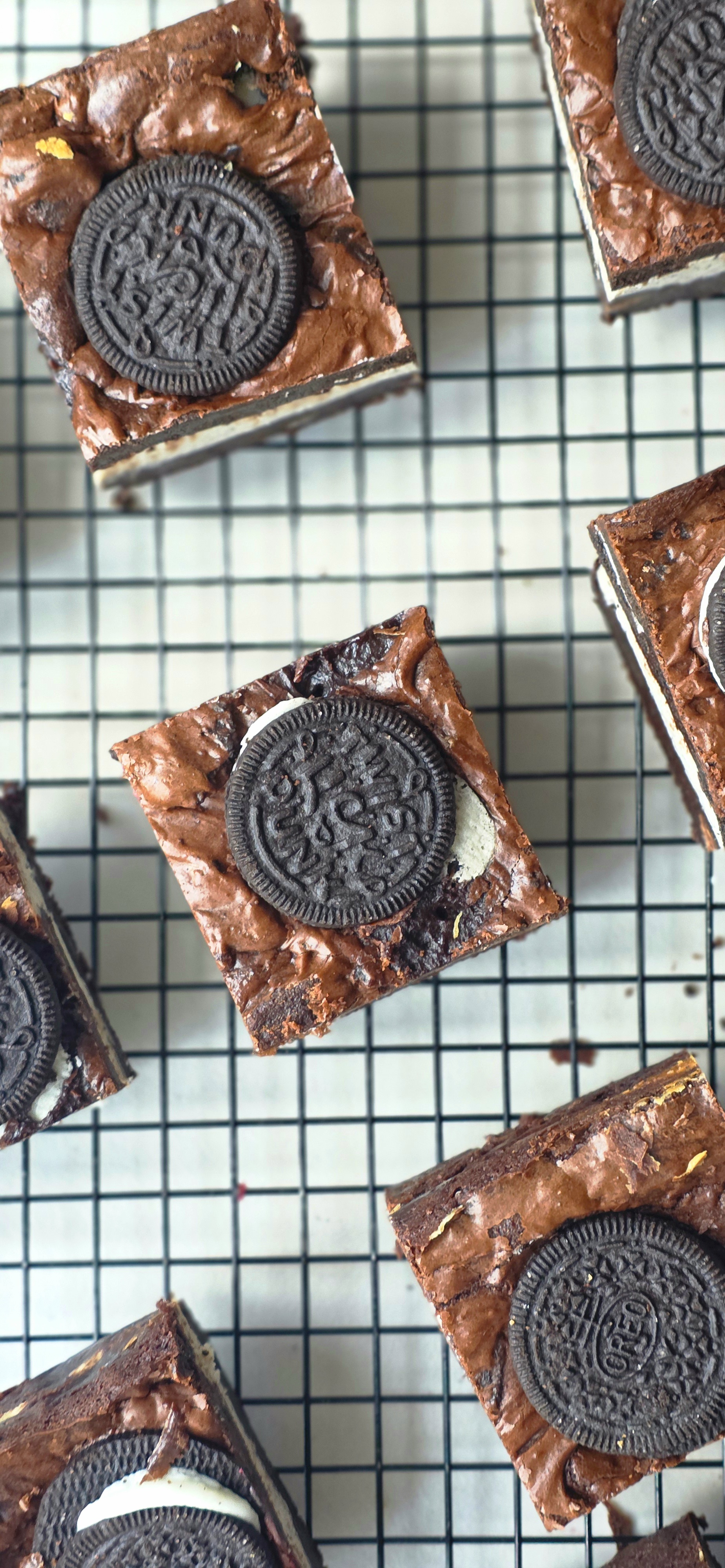 Cookies and cream brownies